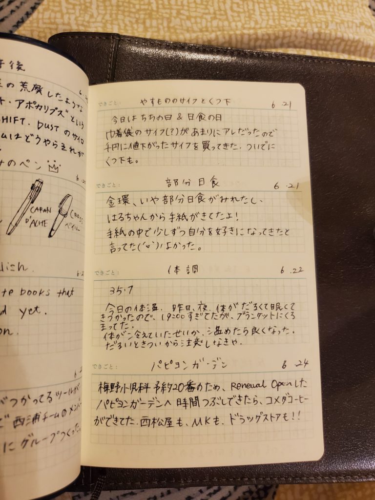 midori ミドリのスキマ日記はスキマ時間に書きやすい最高の1冊だった | 文具屋 ちゃんたま堂